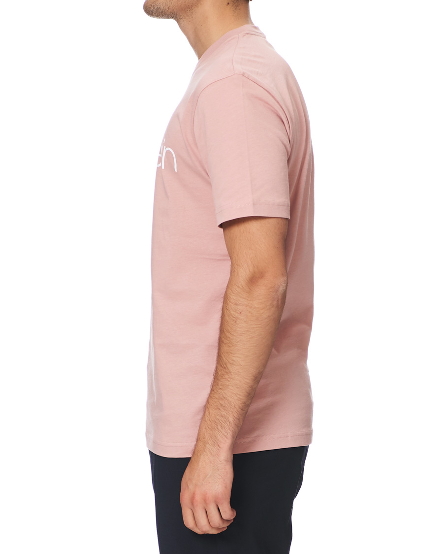 Herren | T-Shirts | Calvin Klein | Front Logo Crew Neck Tee Muted Pink