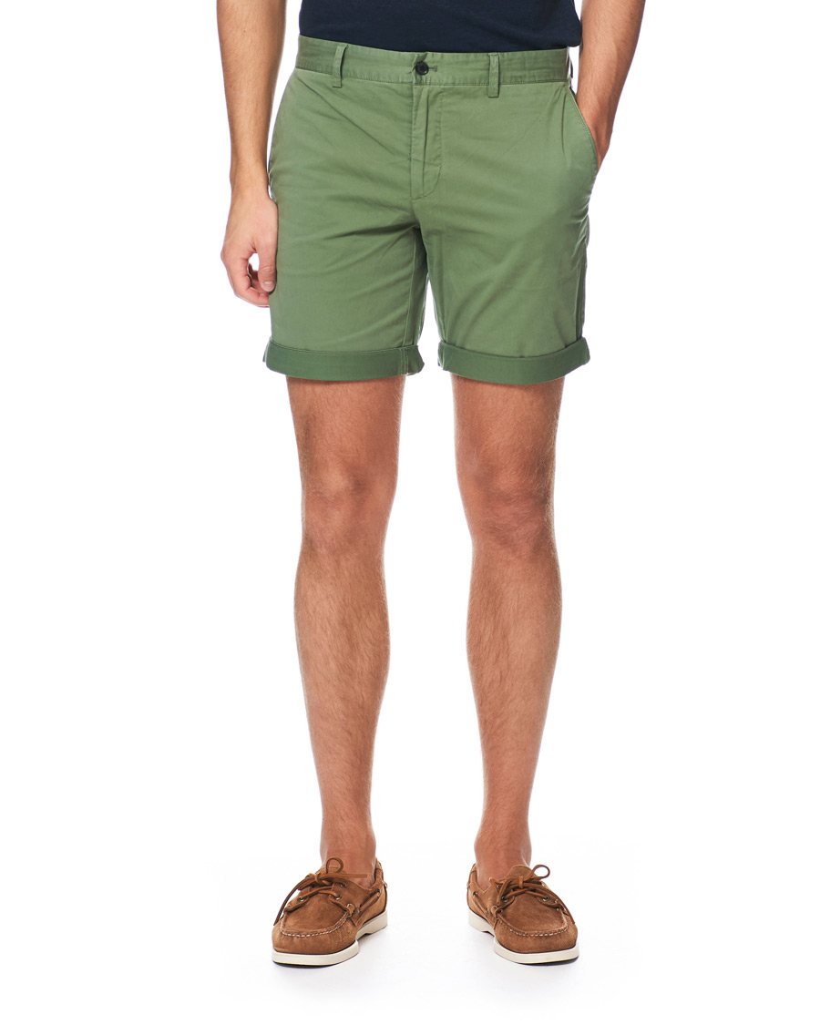 Herren | Shorts | J.Lindeberg | Nathan Super Satin Shorts Sage Green