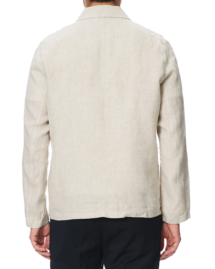 Herren | Hemden | NN07 | Oscar Linen Blazer Overshirt Oat
