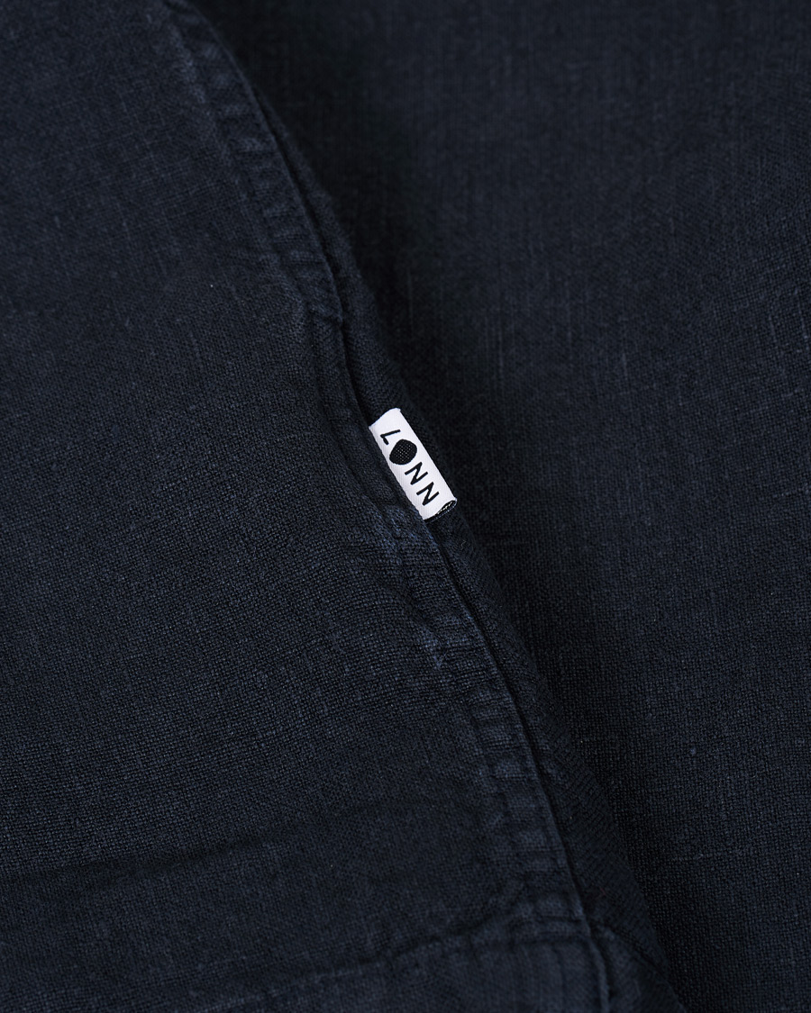 Herren | Hemden | NN07 | Berner Linen Safari Overshirt Navy