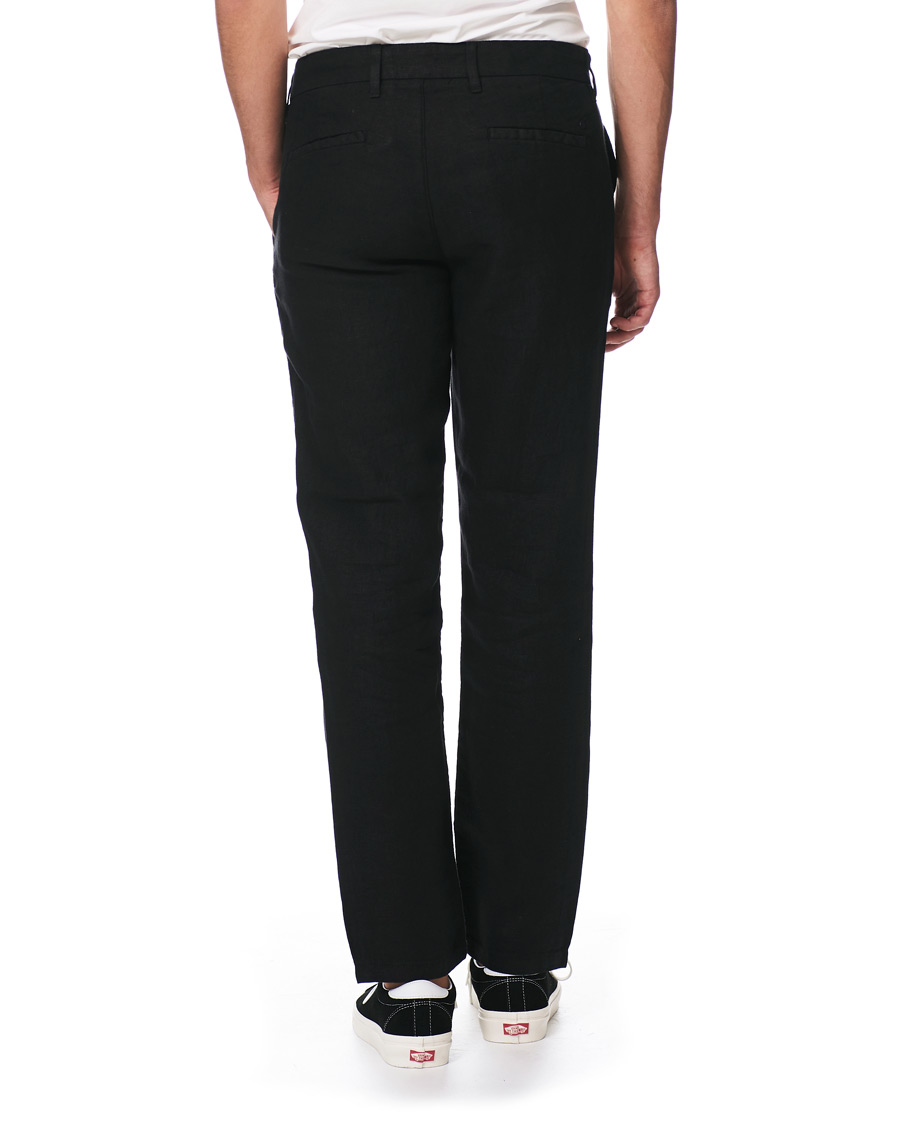 Herren | Hosen | NN07 | Karl Linen Trousers Black