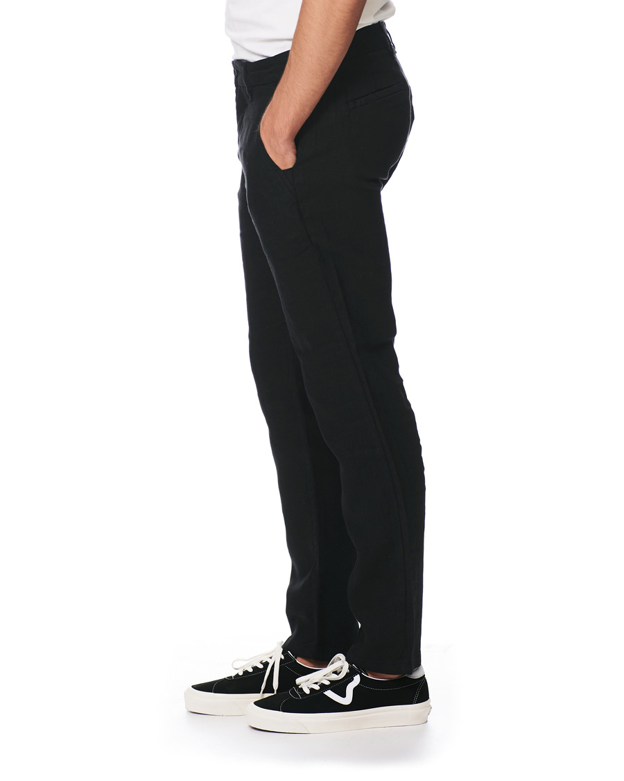 Herren | Hosen | NN07 | Karl Linen Trousers Black