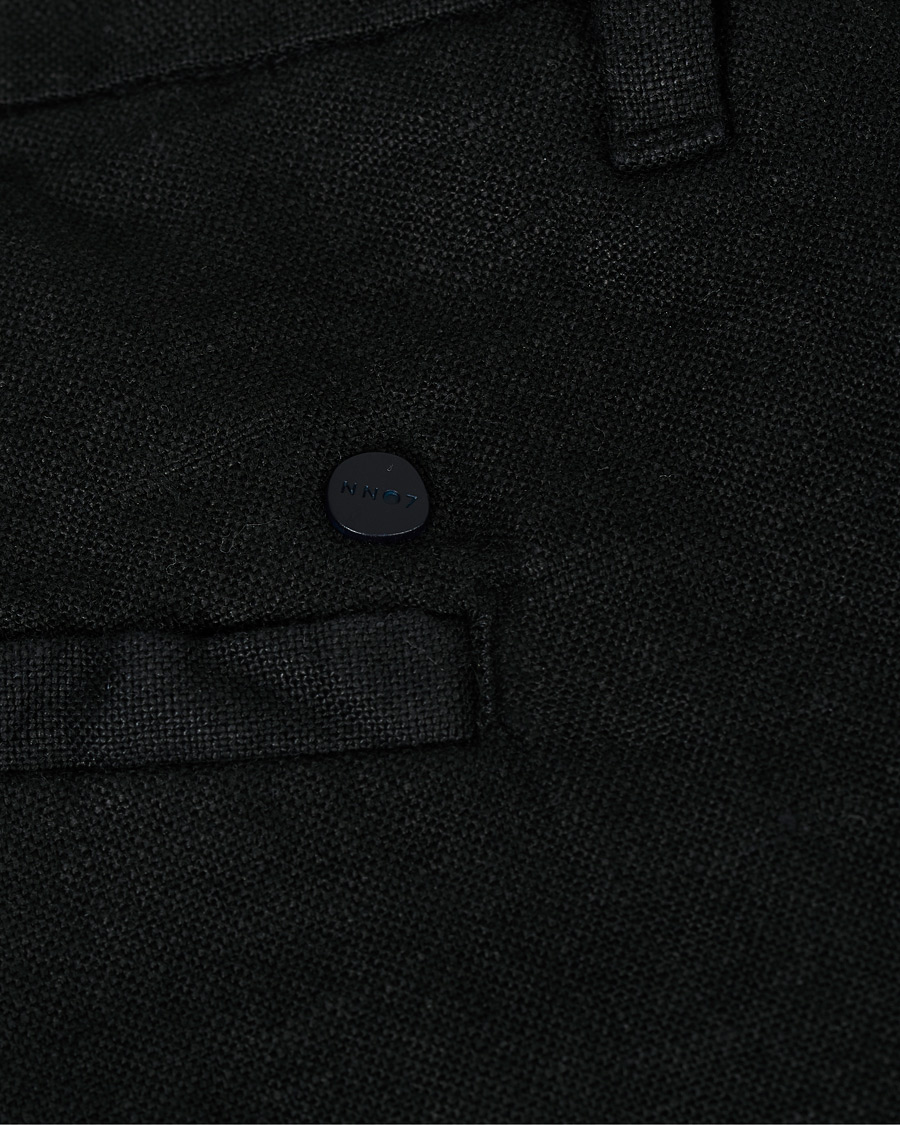 Herren | Hosen | NN07 | Karl Linen Trousers Black