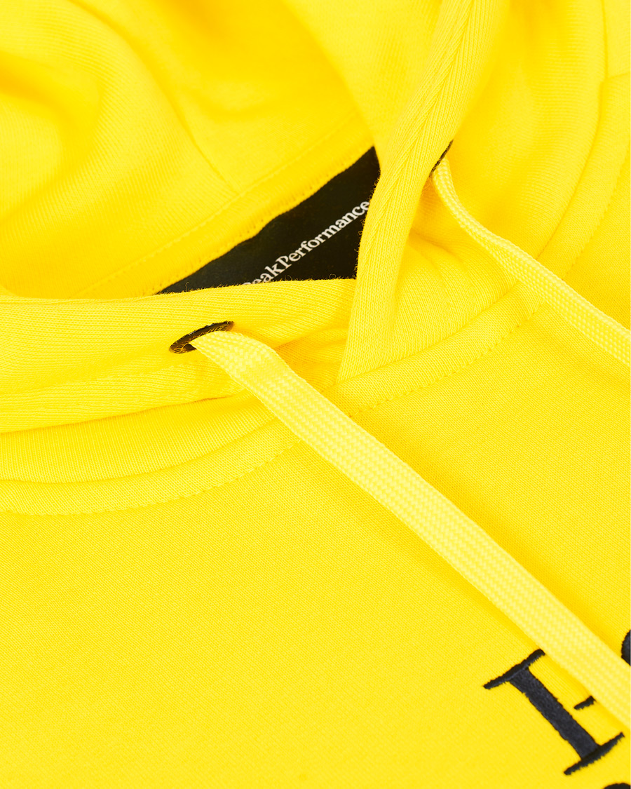 Herren | Pullover | Peak Performance | Original Logo Hoodie Yellow