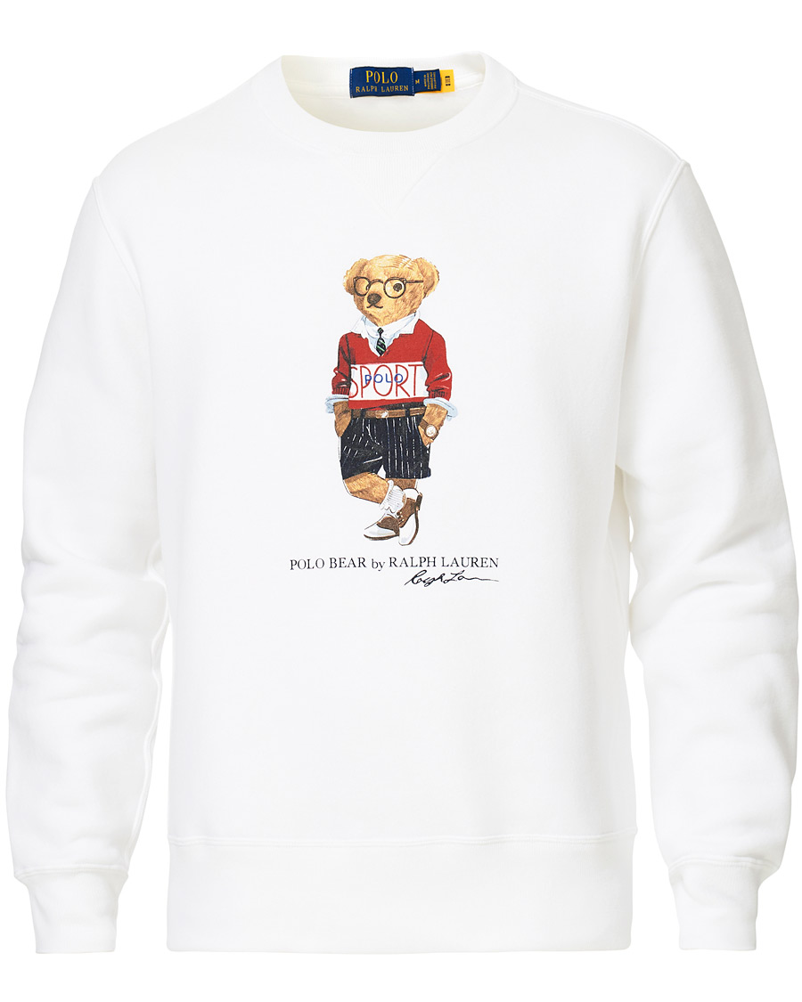 Herren | Pullover | Polo Ralph Lauren | Printed Sports Bear Sweatshirt White