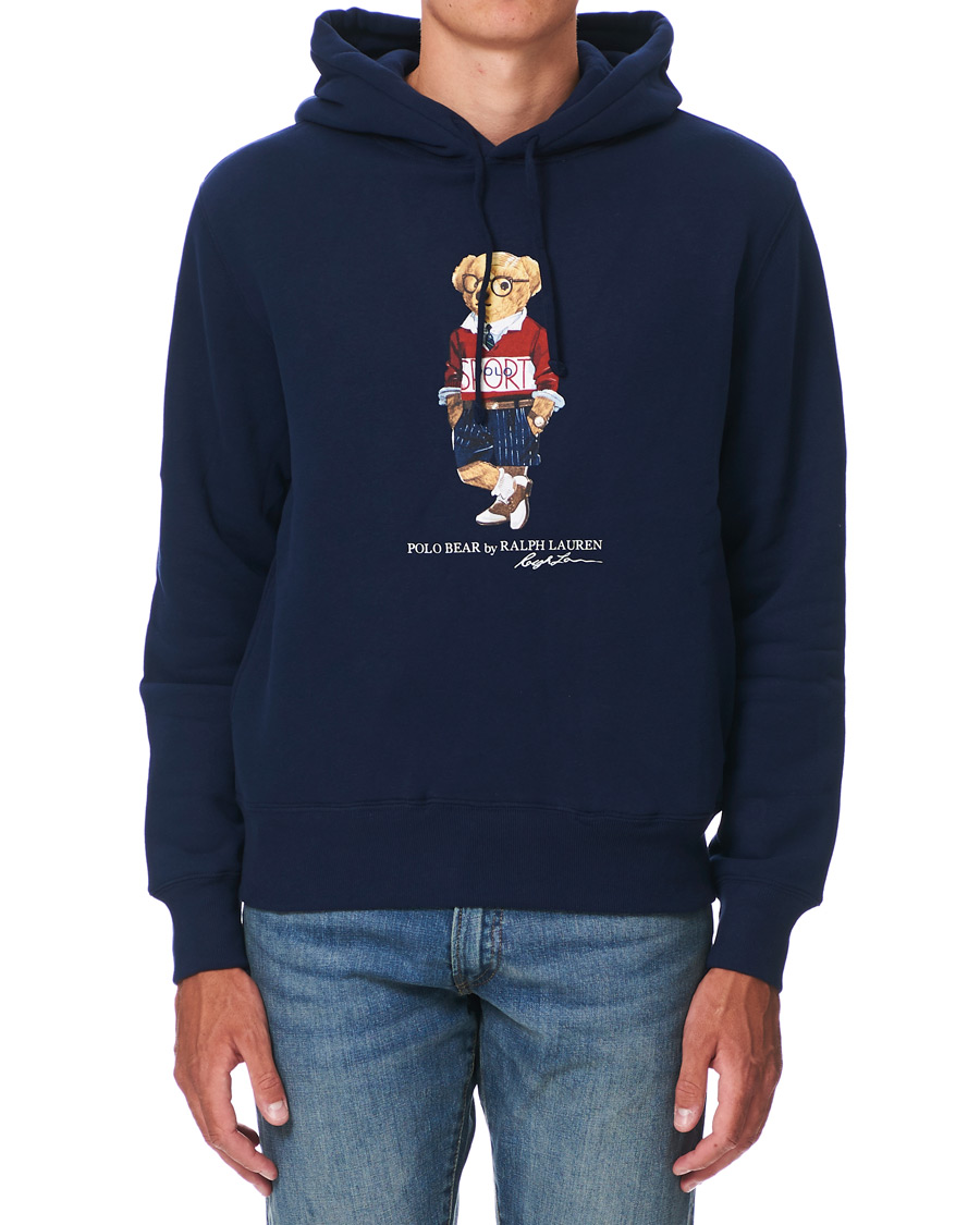 Herren | Pullover | Polo Ralph Lauren | Printed Sports Bear Hoodie Cruise Navy