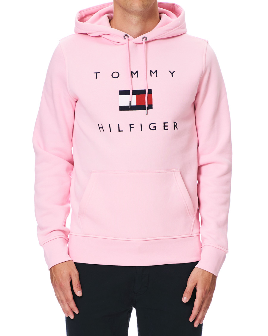 Tommy Hilfiger Flag Logo Hoodie Classic Pink
