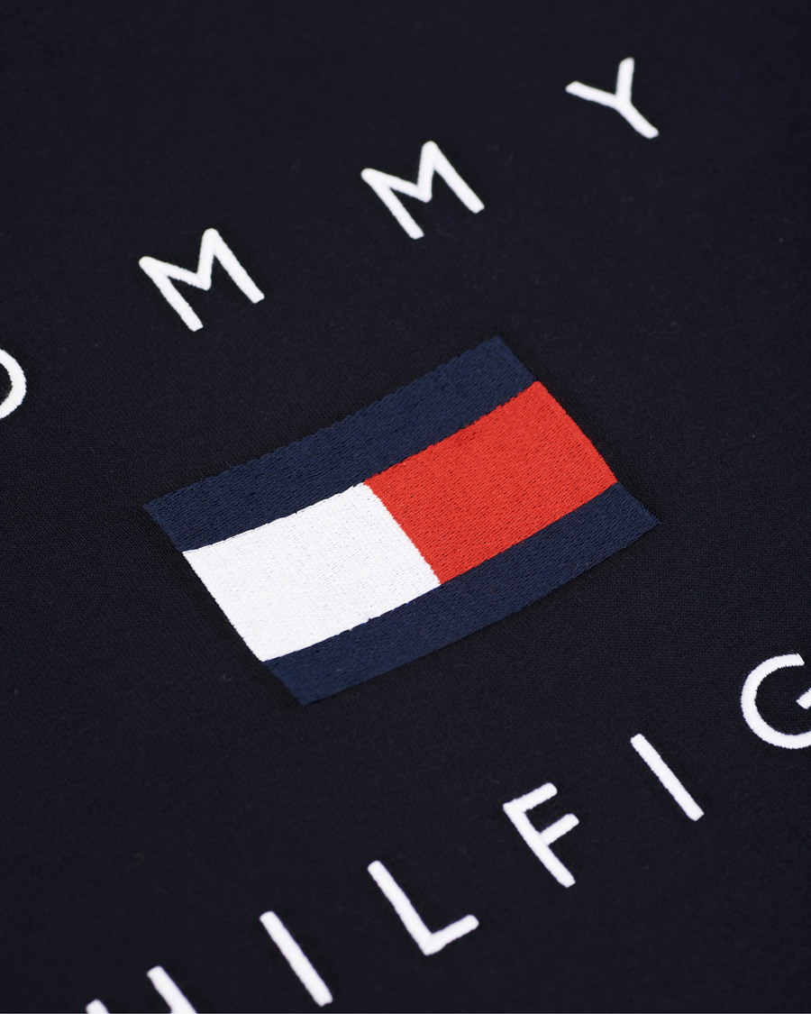 Herren | Pullover | Tommy Hilfiger | Flag Logo Hoodie Desert Sky