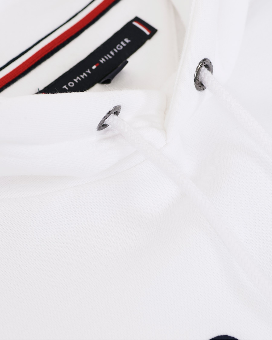 Herren | Pullover | Tommy Hilfiger | Flag Logo Hoodie White