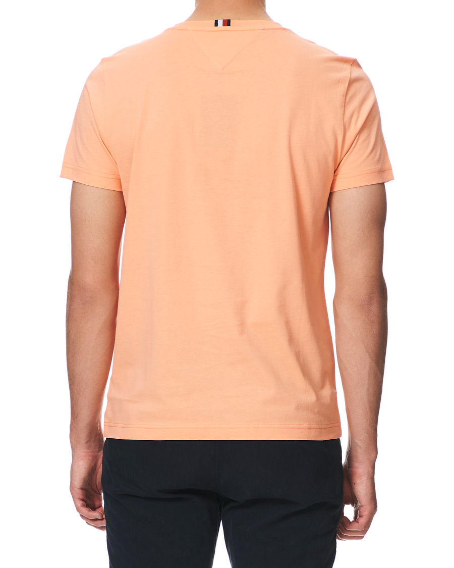 Herren | T-Shirts | Tommy Hilfiger | Flag Logo Crew Neck Tee Island Coral