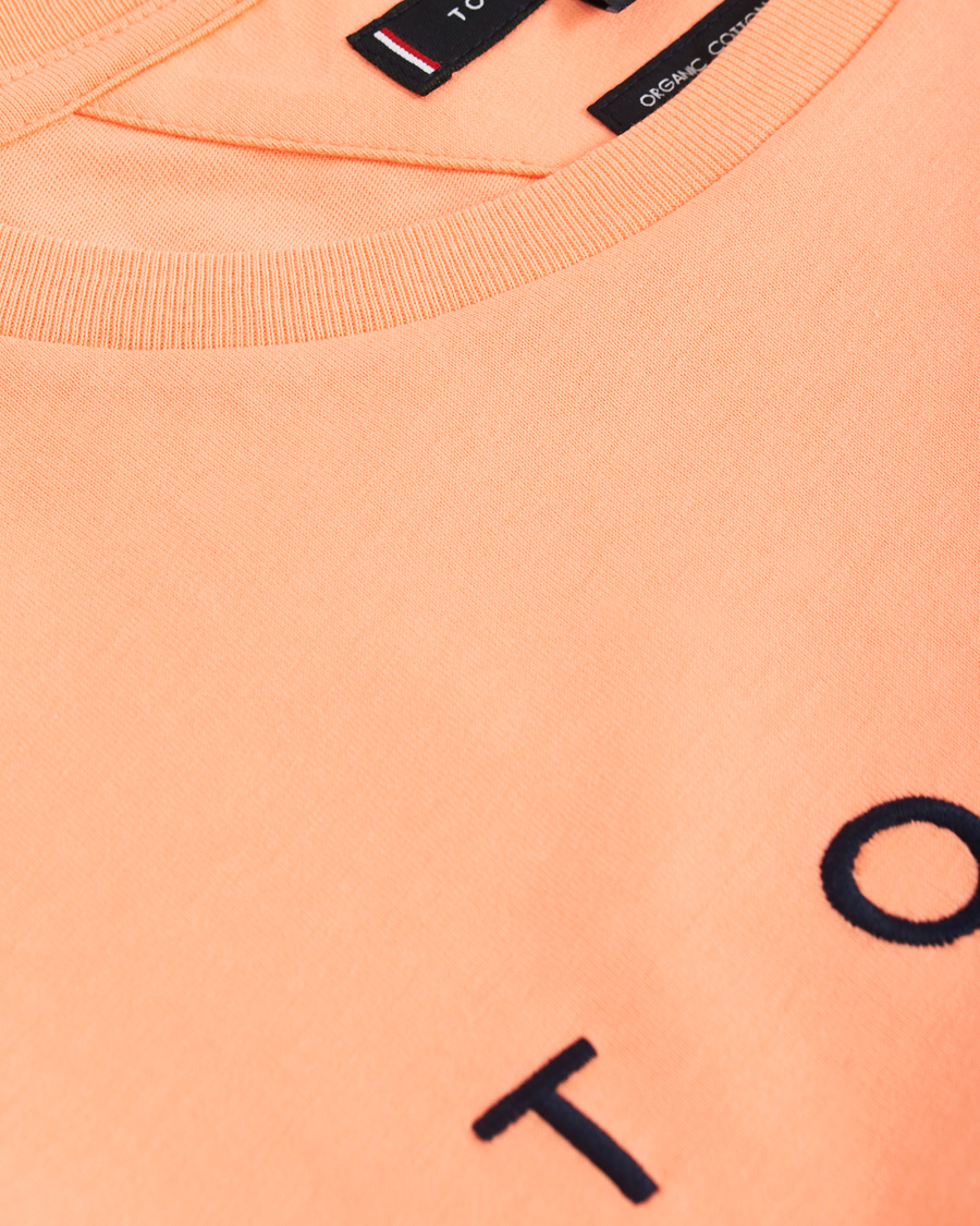 Herren | T-Shirts | Tommy Hilfiger | Flag Logo Crew Neck Tee Island Coral