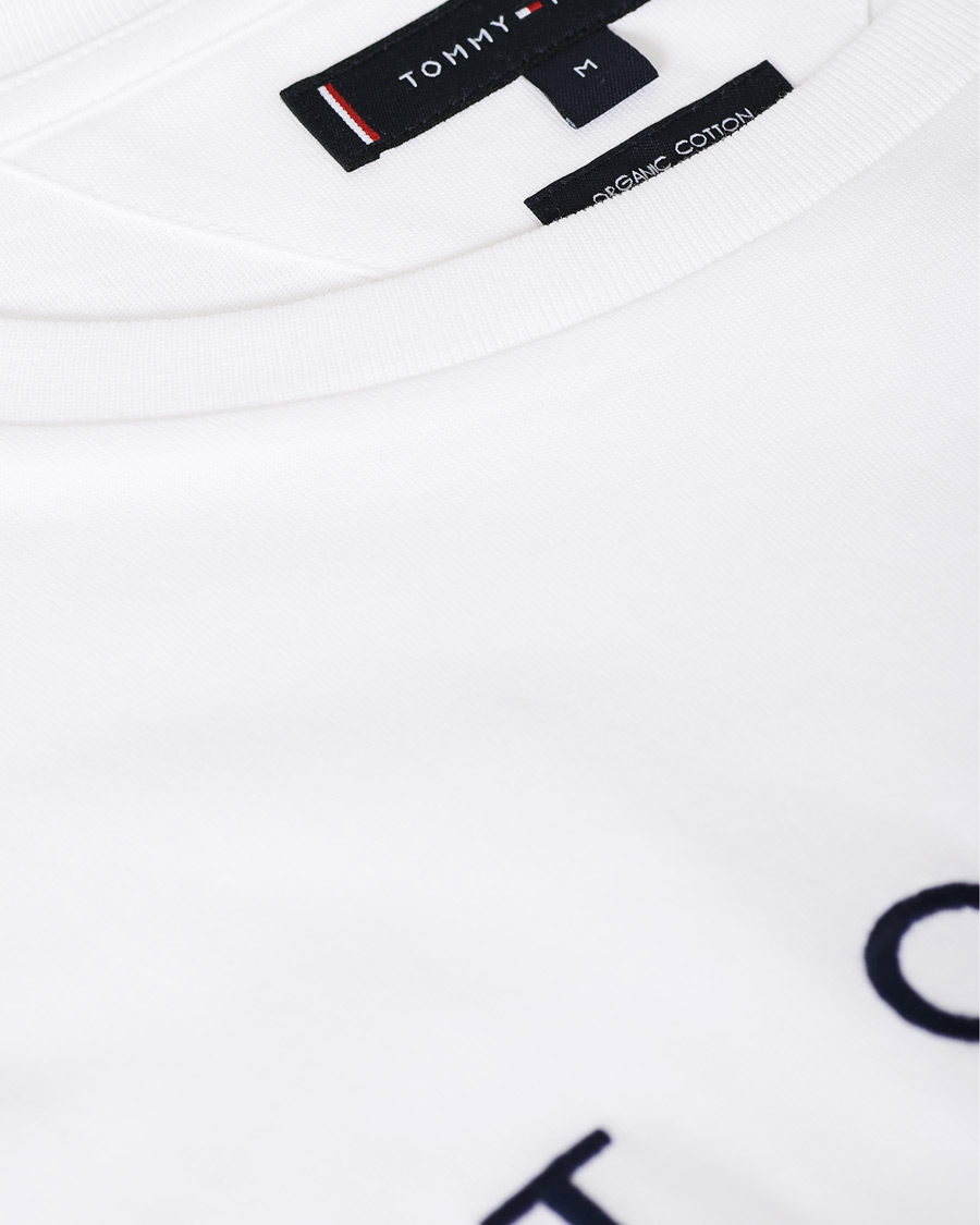 Herren | T-Shirts | Tommy Hilfiger | Flag Logo Crew Neck Tee White