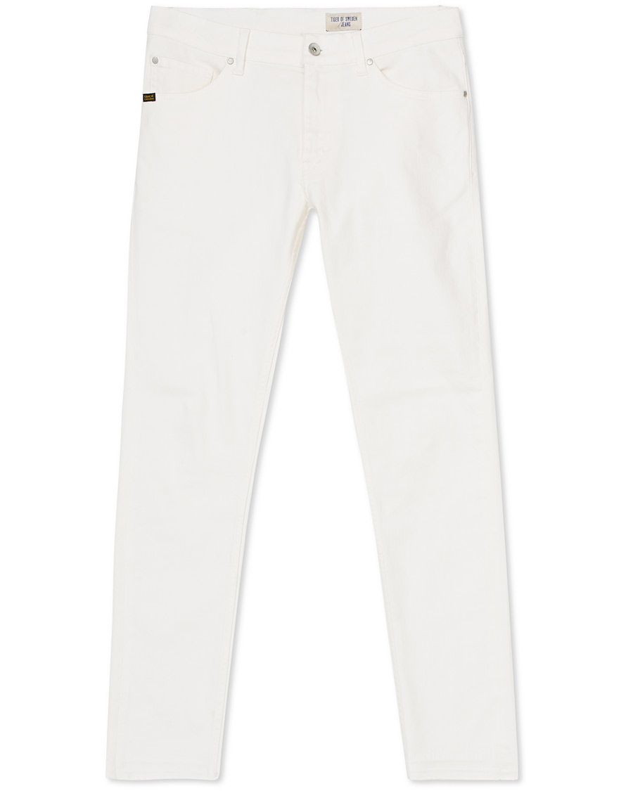 Herren | Jeans | Tiger of Sweden Jeans | Evolve Panel Organic Cotton Stretch Jeans White