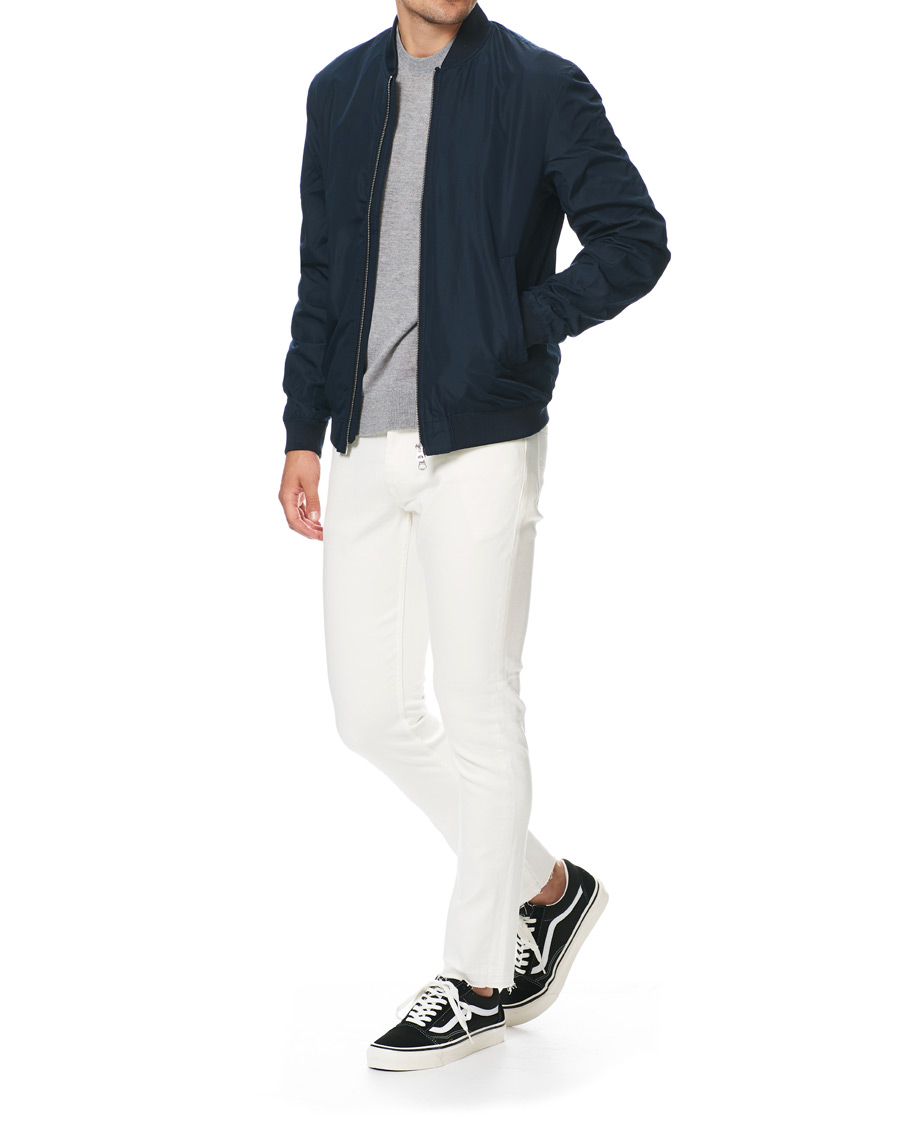 Herren | Jeans | Tiger of Sweden Jeans | Evolve Panel Organic Cotton Stretch Jeans White