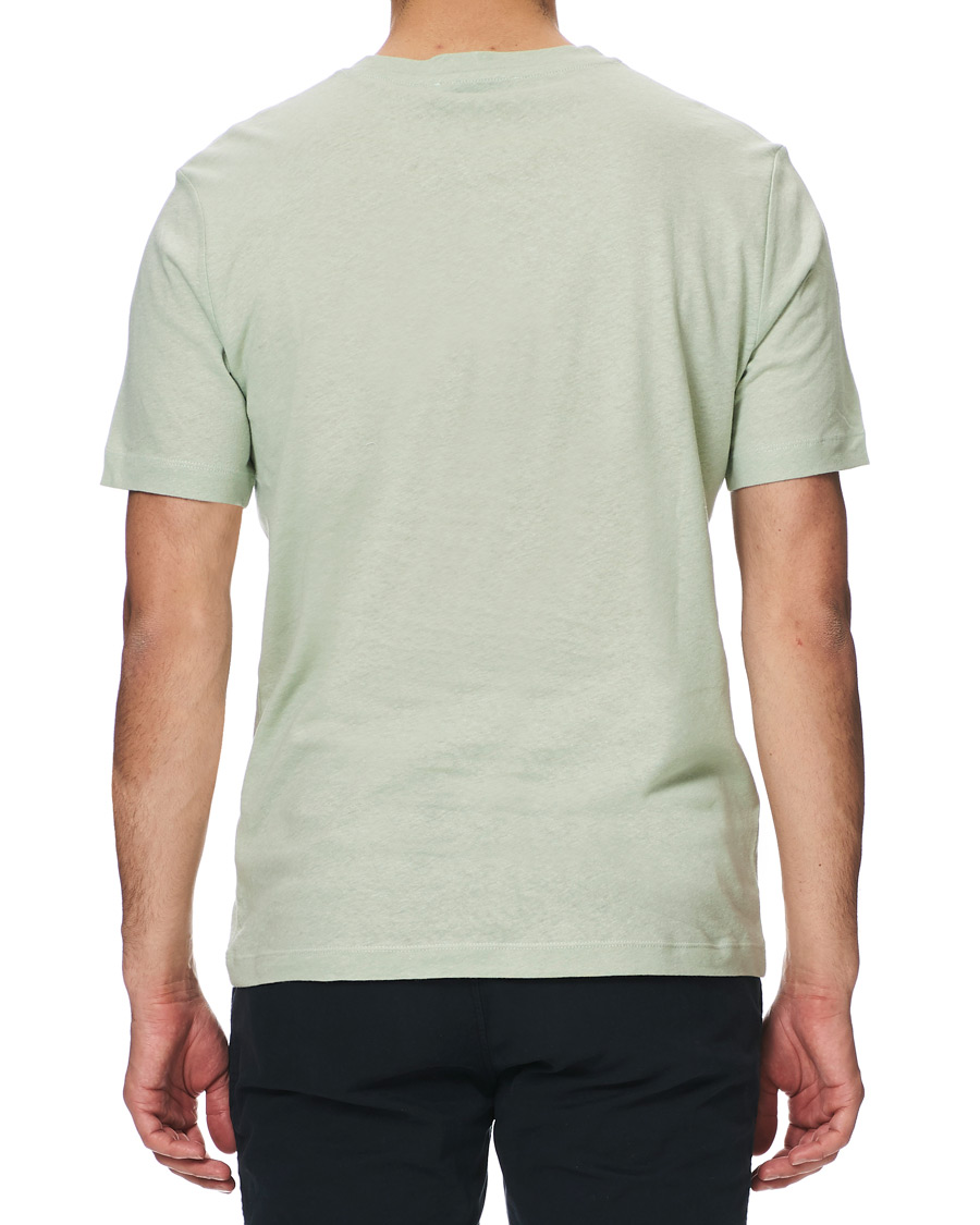 Herren | T-Shirts | Tiger of Sweden | Didelot Linen Crew Neck Tee Soft Mimosa
