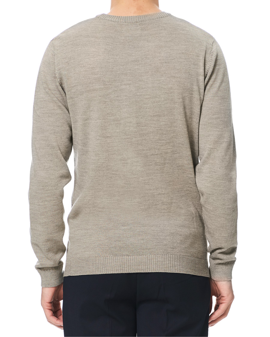 Herren | Pullover | A Day's March | Classic Merino Crew Neck Sand