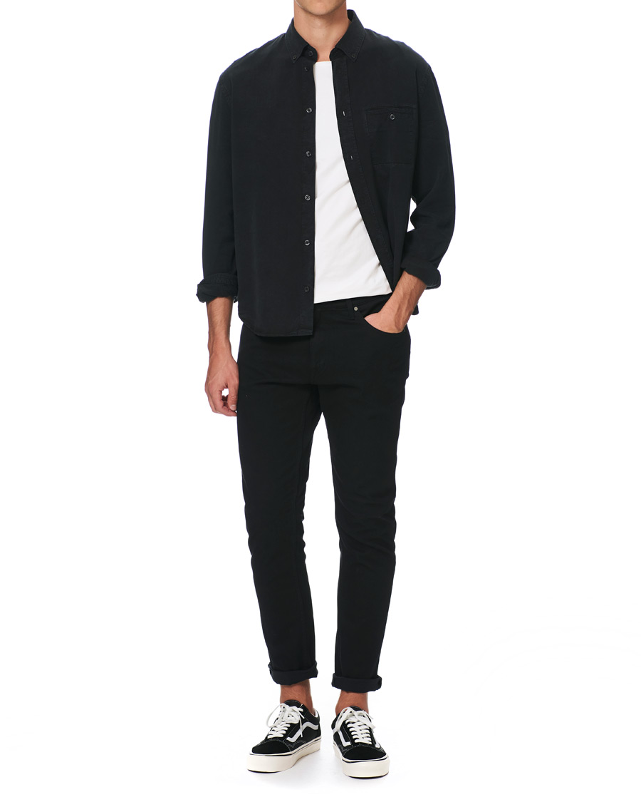 Herren | Hemden | Filippa K | Zachary Tencel Shirt Almost Black