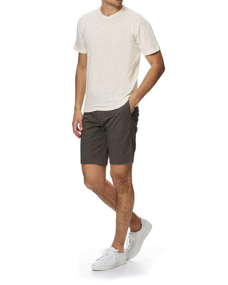 Herren | Shorts | Filippa K | Terry Shorts Green Grey