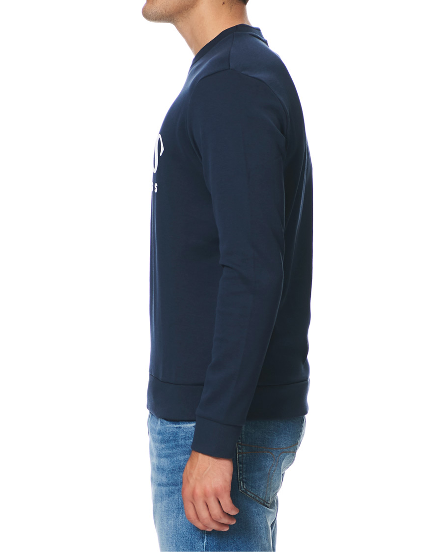 Herren | Pullover | BOSS GREEN | BOSS Athleisure Salbo Crew Neck Sweater Navy