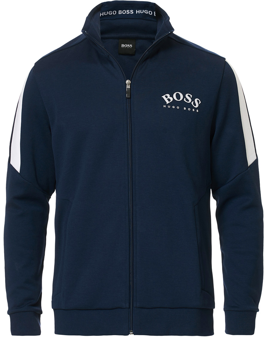 Herren | Pullover | BOSS GREEN | BOSS Athleisure Skaz Full-Zip Sweater Navy