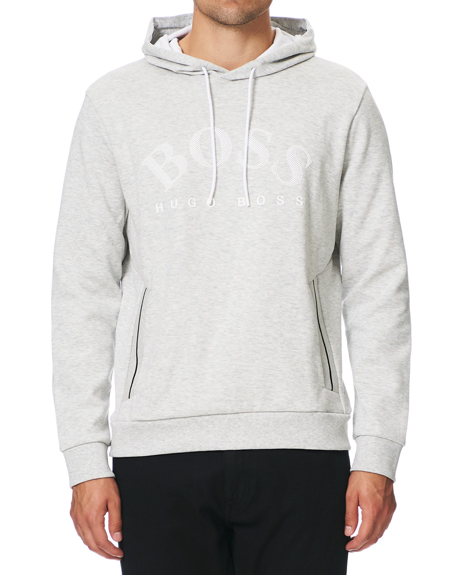 Herren | Pullover | BOSS GREEN | BOSS Athleisure Soody Hoddie Grey
