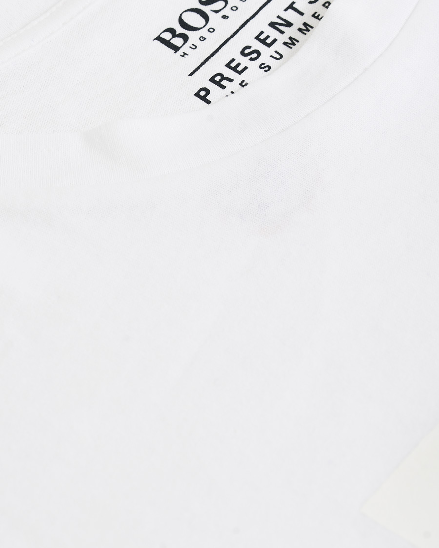 Herren | T-Shirts | BOSS ORANGE | BOSS Casual Photo Summer Print Crew Neck Tee White