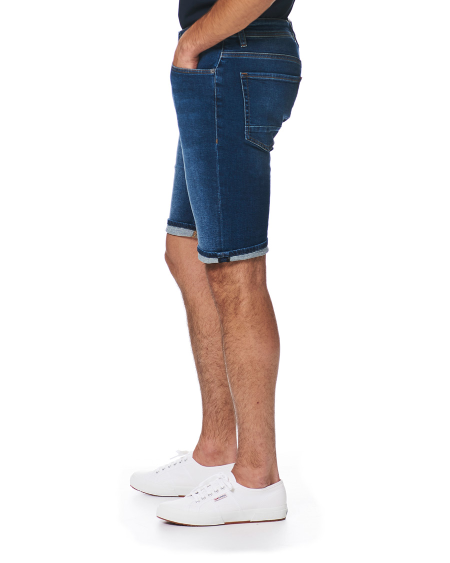 Herren | Shorts | BOSS ORANGE | BOSS Casual Taber Stretch Denim Shorts Navy