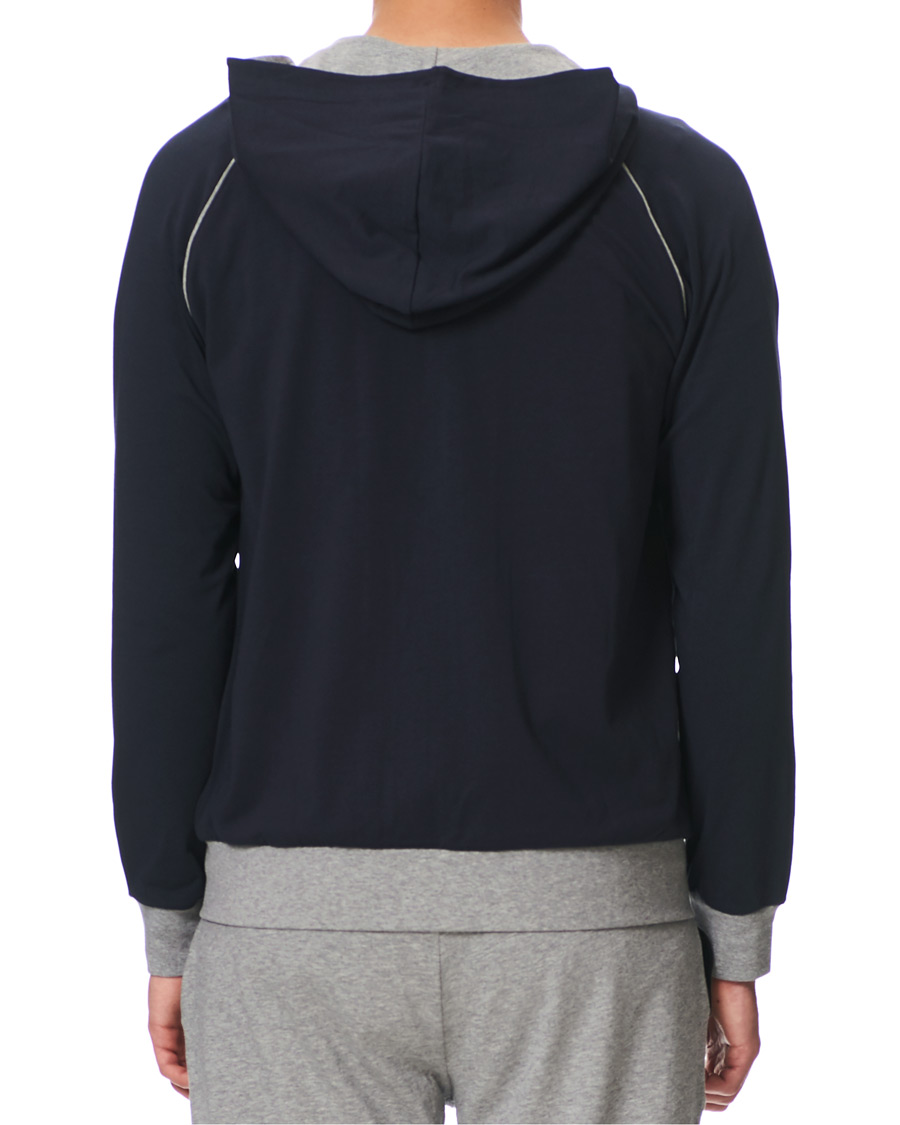 Herren | Pullover | BOSS BLACK | BOSS Mix & Match Full Zip Hoodie Dark Blue