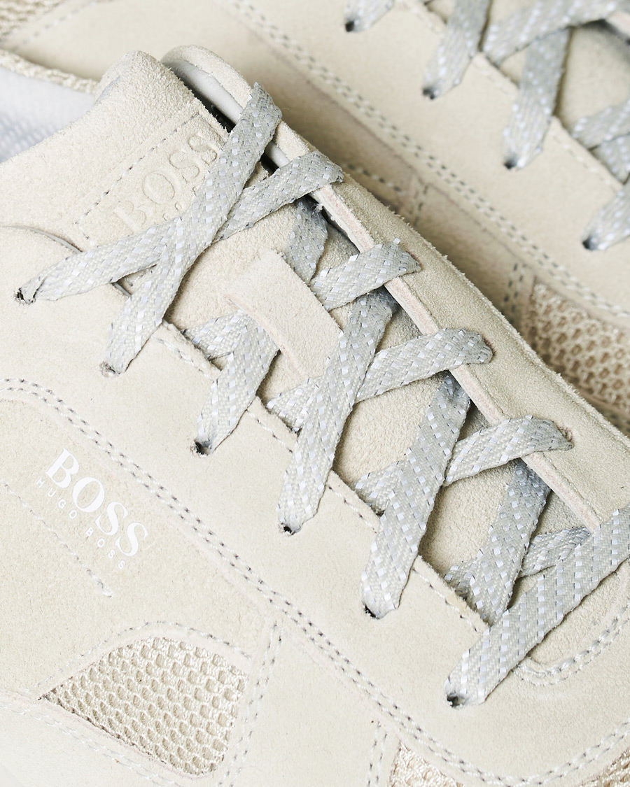 Herren | BOSS Rapid Running Sneaker Grey Suede | BOSS BLACK | BOSS Rapid Running Sneaker Grey Suede