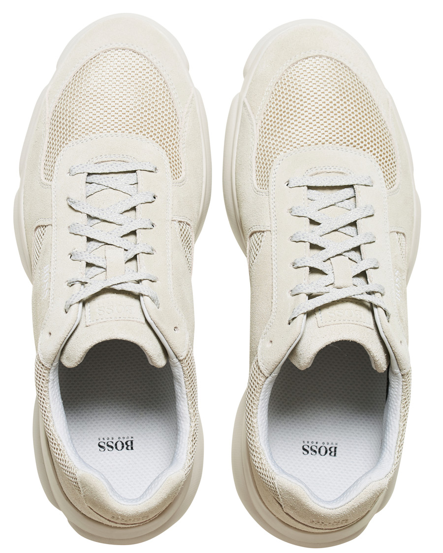 Herren | BOSS Rapid Running Sneaker Grey Suede | BOSS BLACK | BOSS Rapid Running Sneaker Grey Suede