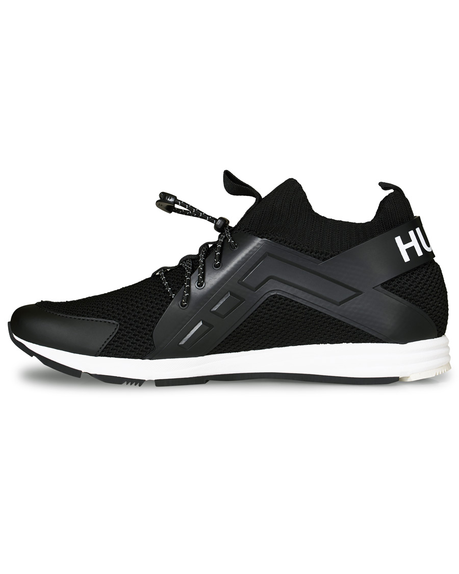 Herren | HUGO Hybrid Mesh Running Sneaker Black | HUGO | Hybrid Mesh Running Sneaker Black