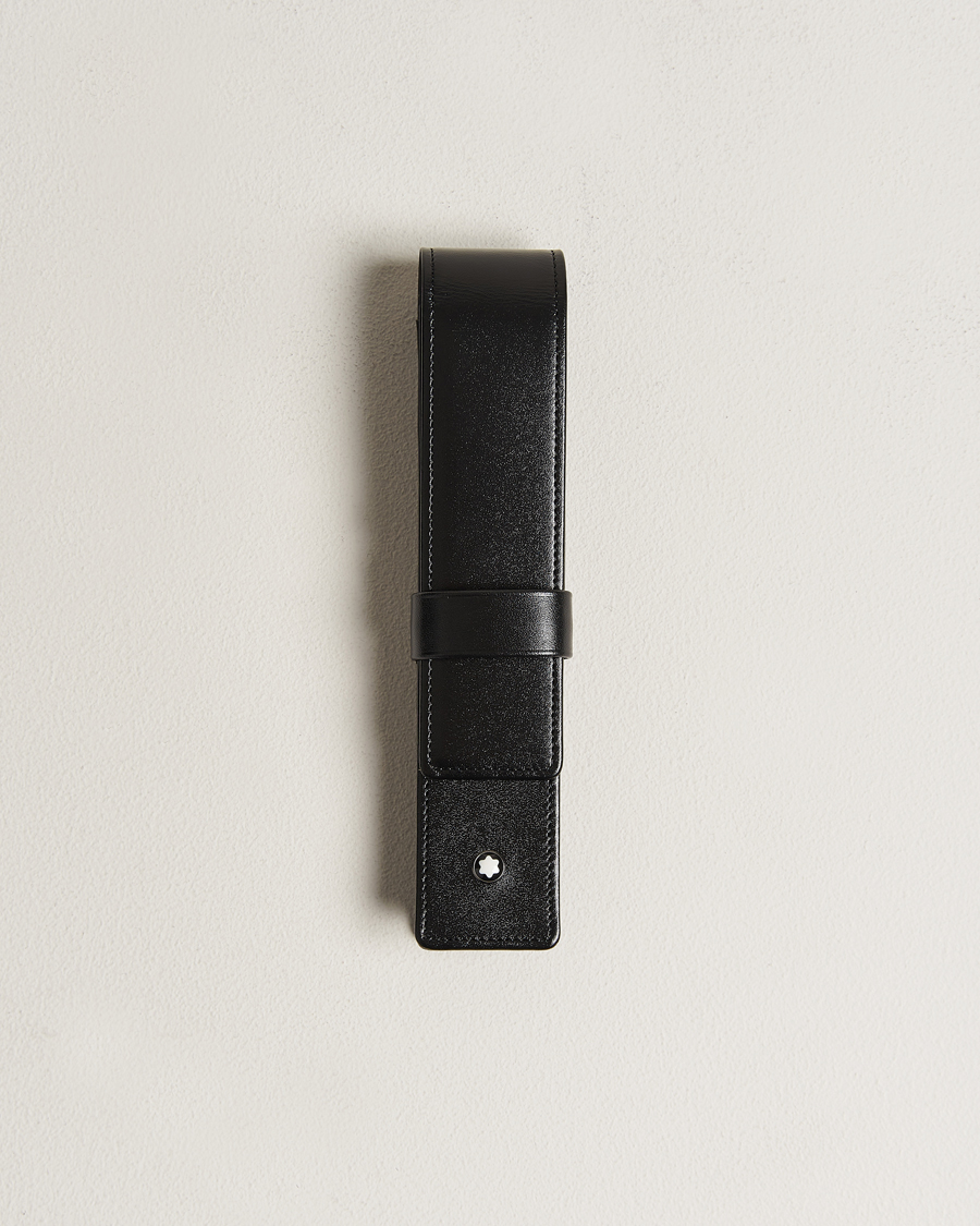 Herren | Montblanc Meisterstück 1 Pen Pouch Clasp Black | Montblanc | Meisterstück 1 Pen Pouch Clasp Black