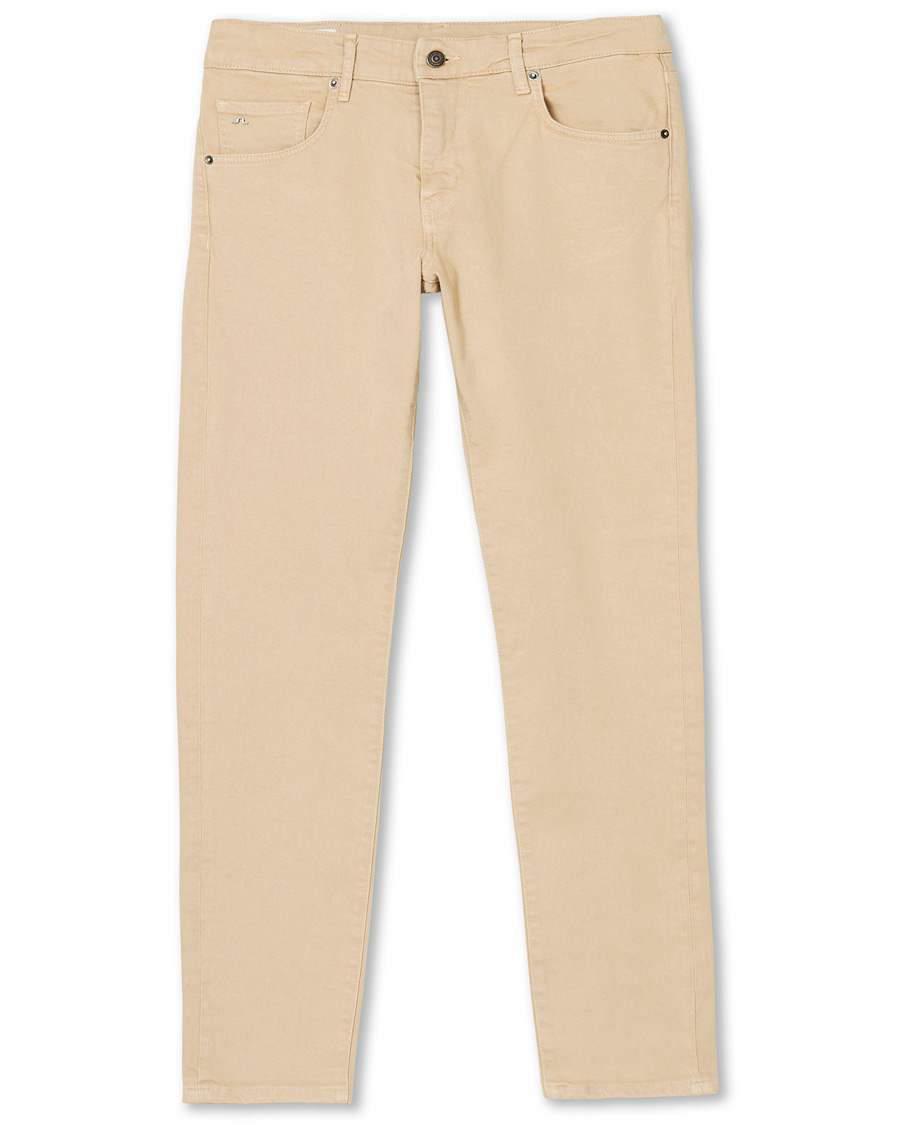 Herren | Hosen | J.Lindeberg | Jay Solid Stretch 5-Pocket Pants Oxford Tan