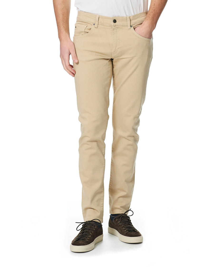 Herren | Hosen | J.Lindeberg | Jay Solid Stretch 5-Pocket Pants Oxford Tan