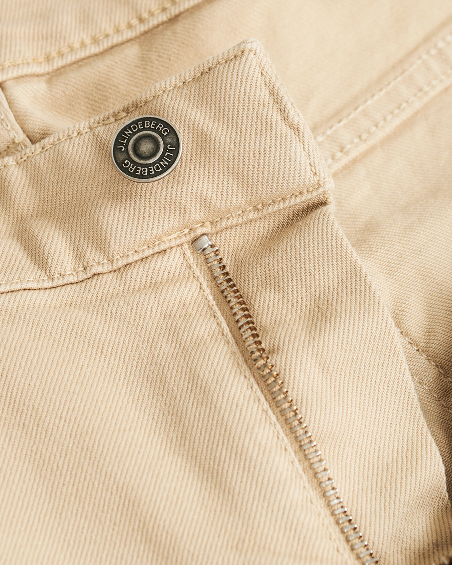 Herren | Hosen | J.Lindeberg | Jay Solid Stretch 5-Pocket Pants Oxford Tan