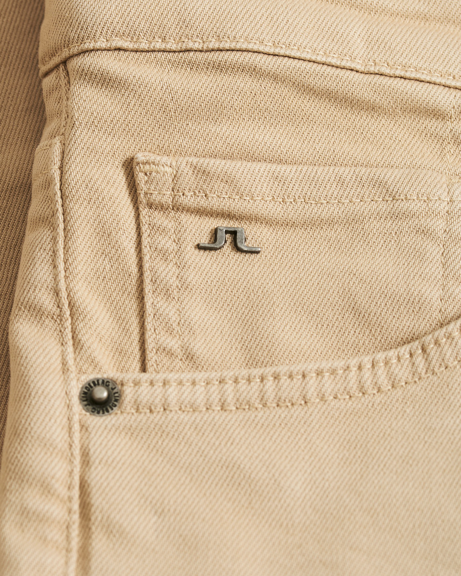 Herren | Hosen | J.Lindeberg | Jay Solid Stretch 5-Pocket Pants Oxford Tan