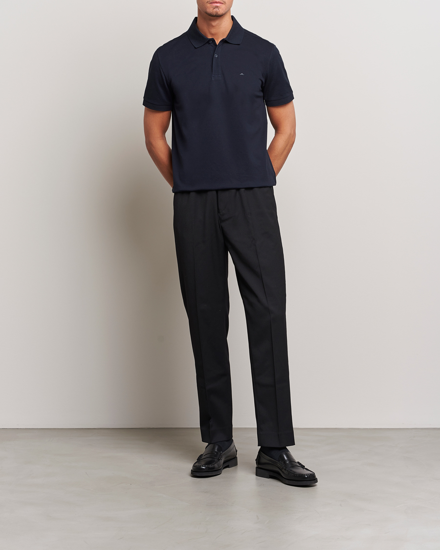 Herren | Poloshirts | J.Lindeberg | Troy Polo Pique Navy