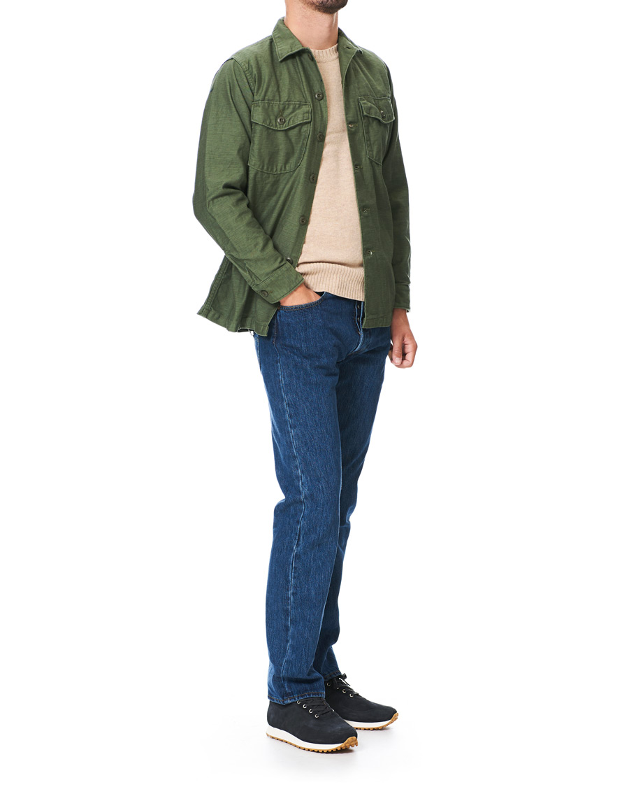 Herren | C.QP Stride Suede Running Sneaker Dust Blue | CQP | C.QP Stride Suede Running Sneaker Dust Blue