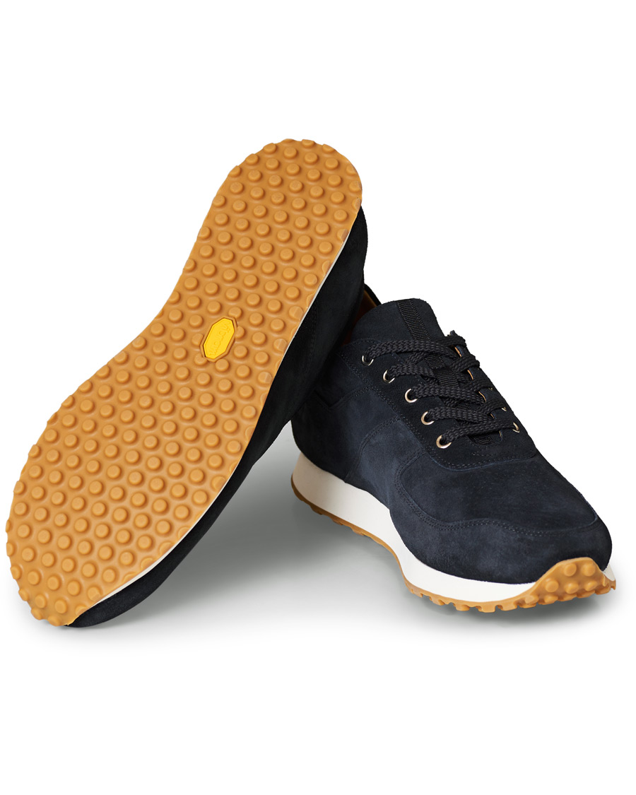 Herren | C.QP Stride Suede Running Sneaker Dust Blue | CQP | C.QP Stride Suede Running Sneaker Dust Blue