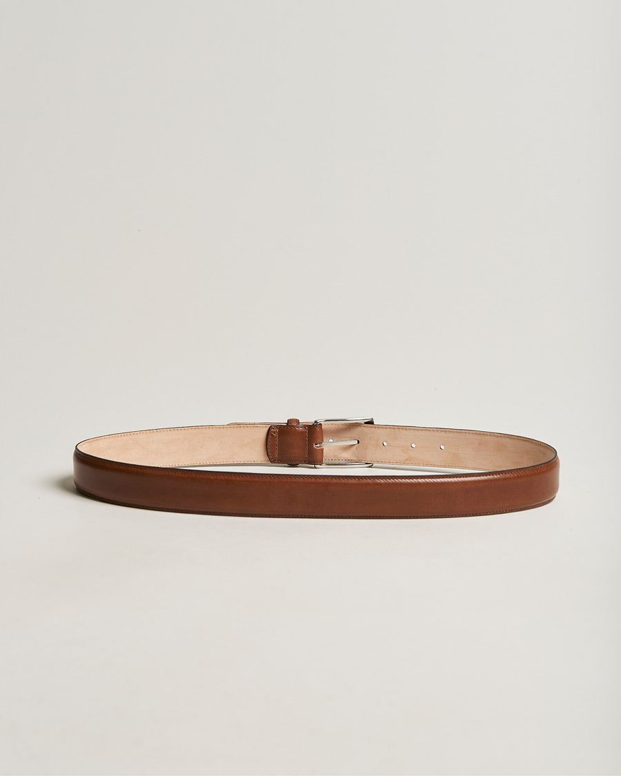 Herren | Smart Casual | Loake 1880 | Henry Leather Belt 3,3 cm Mahogany