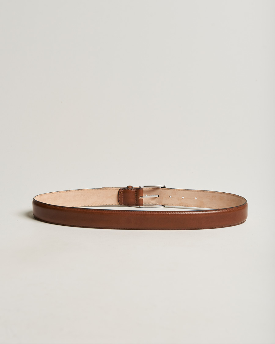 Herren | | Loake 1880 | Henry Leather Belt 3,3 cm Mahogany