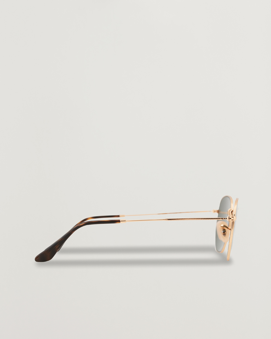 Herren | Sonnenbrillen | Ray-Ban | 0RB3548N Hexagonal Sunglasses Gold/Green