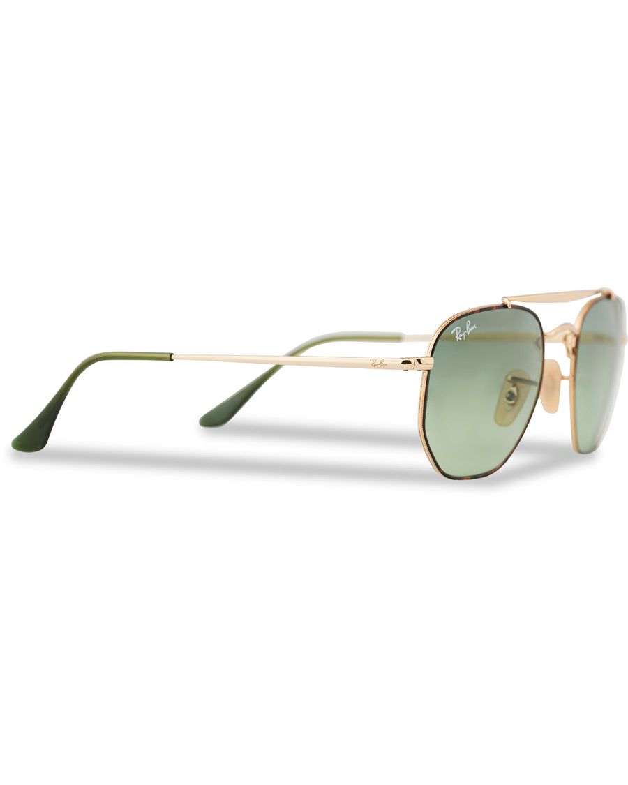 Herren | Ray-Ban 0RB3648 The Marshal Sunglasses Havana/Green Gradient | Ray-Ban | 0RB3648 The Marshal Sunglasses Havana/Green Gradient