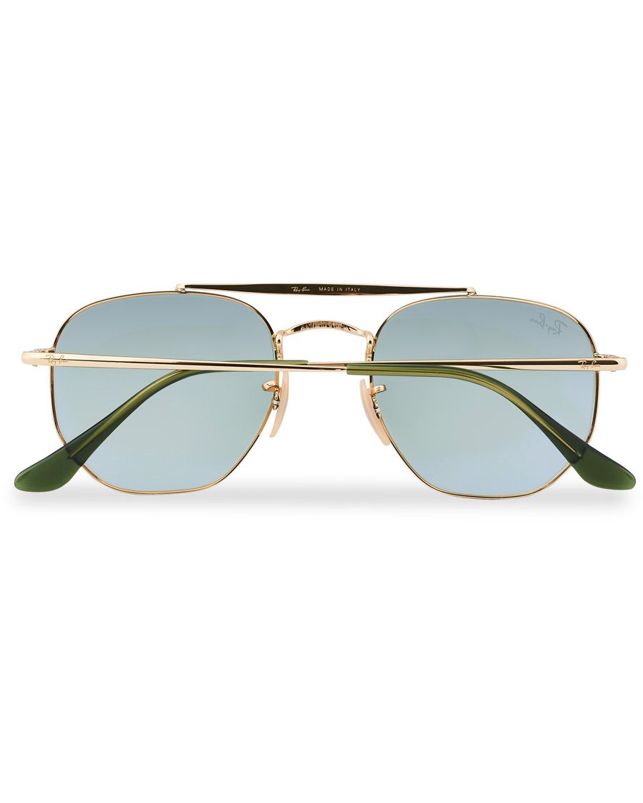 Herren | Ray-Ban 0RB3648 The Marshal Sunglasses Havana/Green Gradient | Ray-Ban | 0RB3648 The Marshal Sunglasses Havana/Green Gradient