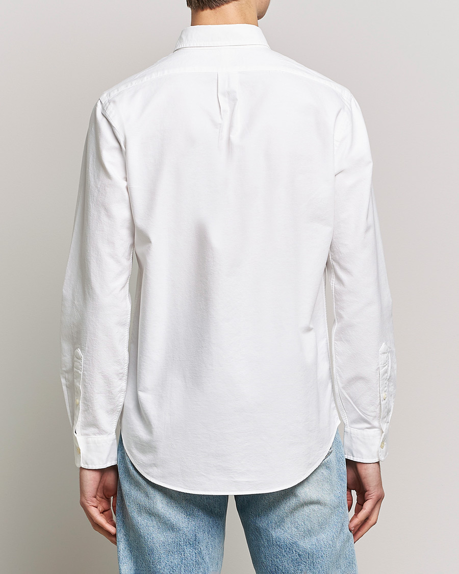 Herren | Hemden | Polo Ralph Lauren | Custom Fit Garment Dyed Oxford Shirt White