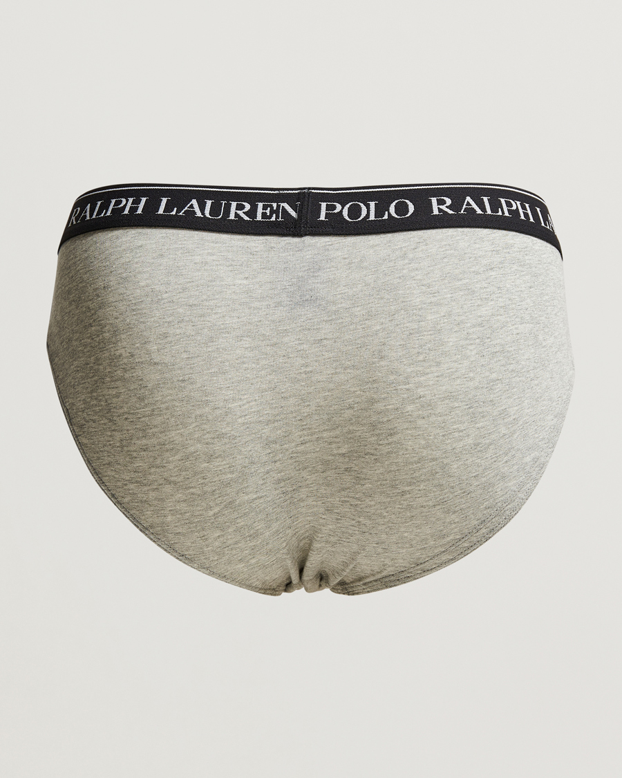 Herren |  | Polo Ralph Lauren | 3-Pack Low Rise Brief Black/White/Grey