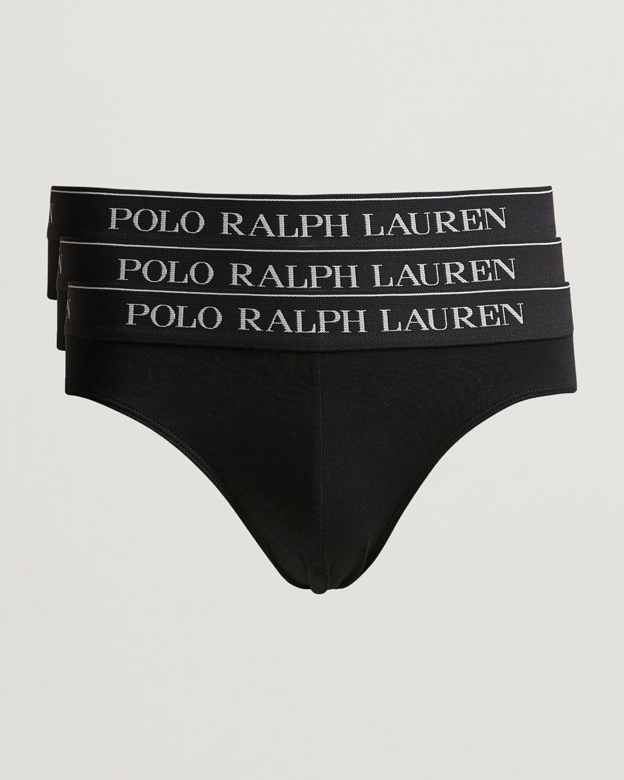 Herren | Unterwäsche | Polo Ralph Lauren | 3-Pack Low Rise Trunk Black