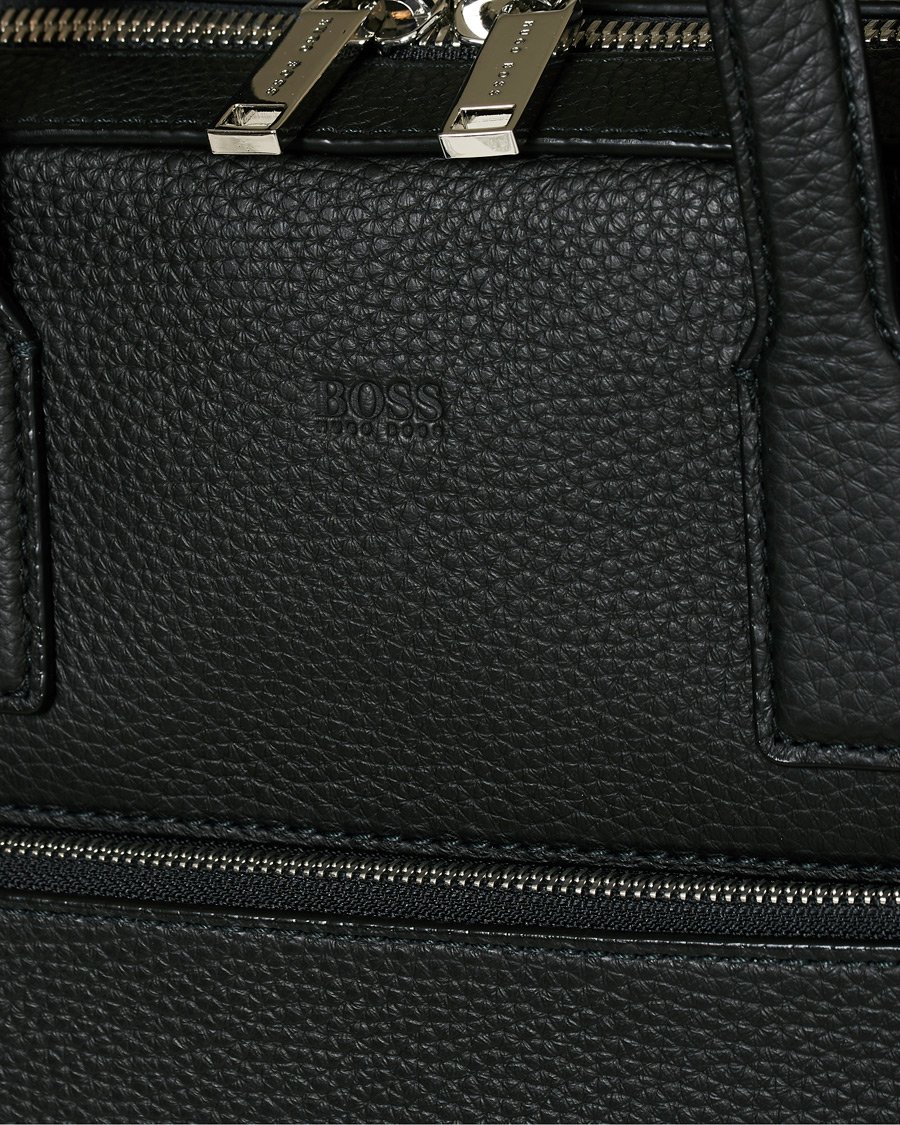 Herren | BOSS Crosstown Computer Leather Bag Black | BOSS BLACK | BOSS Crosstown Computer Leather Bag Black