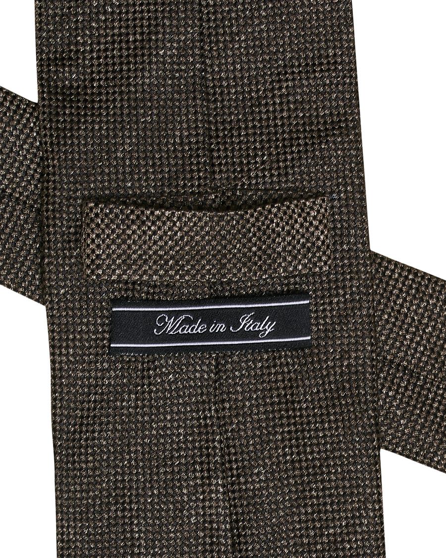 Herren | Tiger of Sweden Dolma Silk Tie Dark Honey | Tiger of Sweden | Dolma Silk Tie Dark Honey