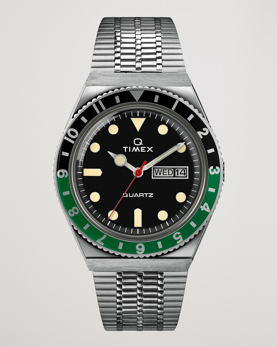 Herren | Timex Q Reissue 1979 Black/Green | Timex | Q Reissue 1979 Black/Green